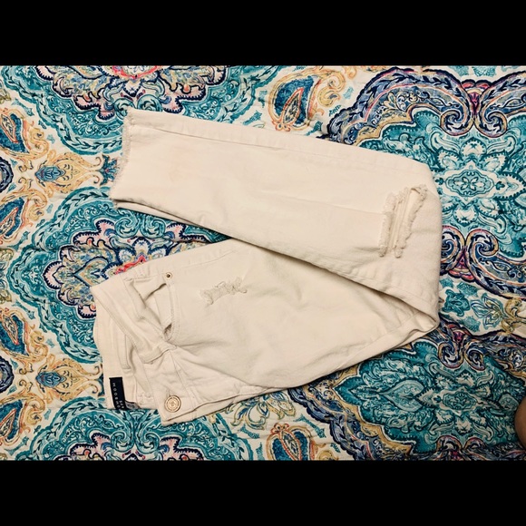 Boom Boom Slightly Distressed Skinny Jeans - Picture 1 of 3